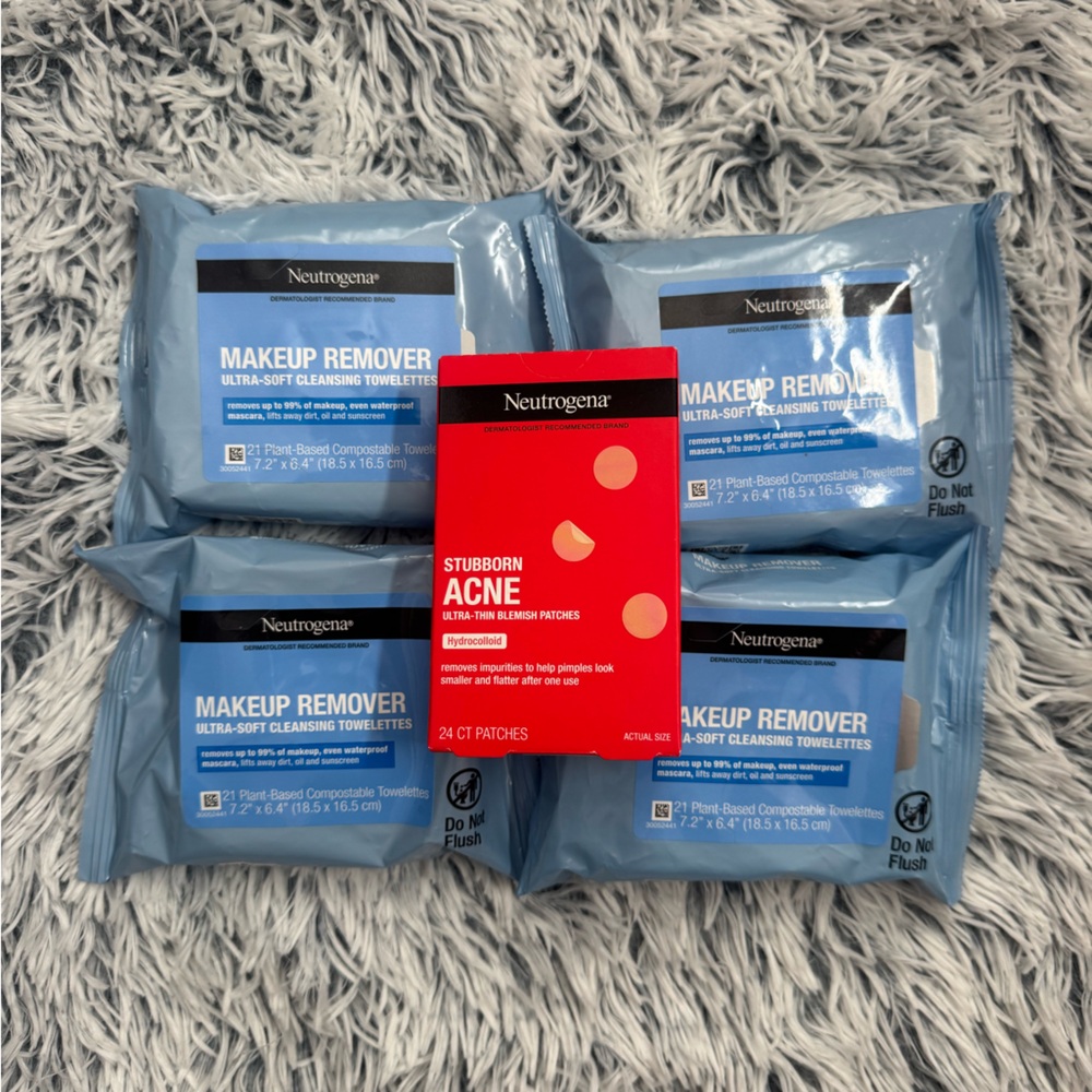 Neutrogena Face Wipes and Acne Patches